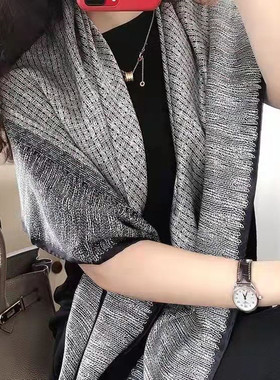 春秋新款丽锦缎大方巾女时尚百搭围巾旅游防晒披肩沙滩巾缎面丝巾