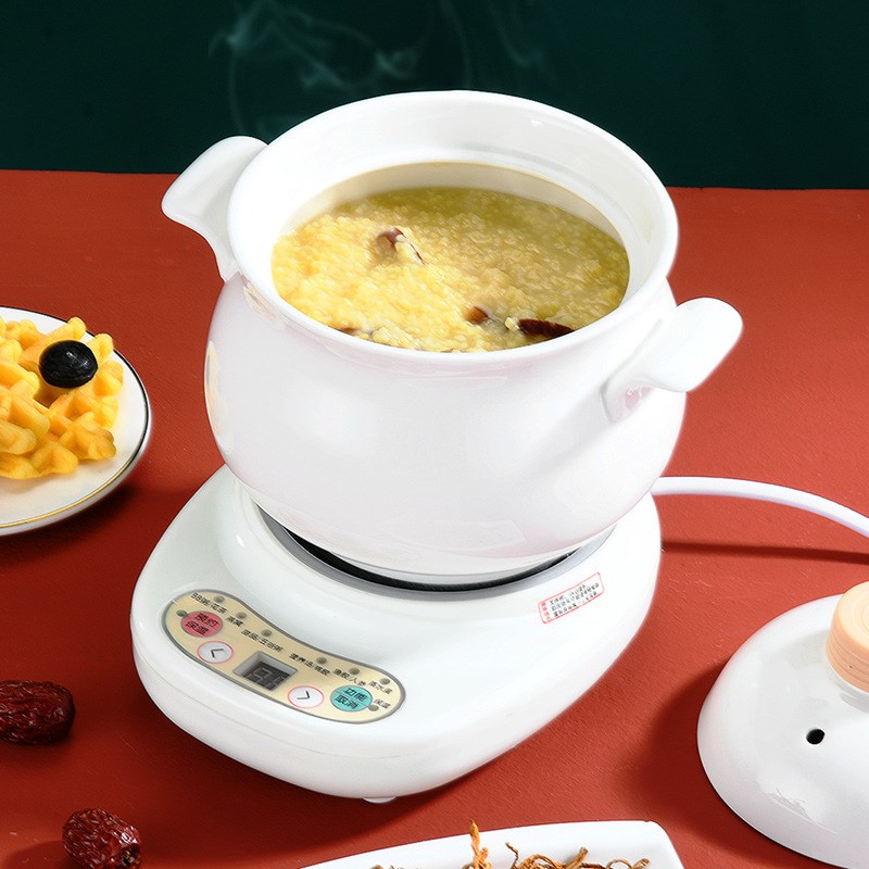 电砂锅迷你陶瓷电炖锅分体式家用炖汤锅隔水炖智能辅食煲汤煮粥锅