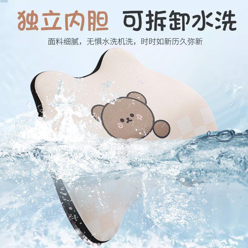 汽车头枕车用护颈枕靠枕车内颈枕车载座椅枕头开车护腰垫靠垫卡通