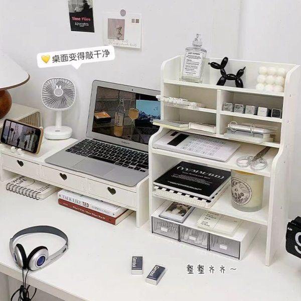书架桌面置物架多层公室文件收纳盒书立学生宿舍桌上分层收纳架,收纳整理,书桌收纳置物架,淘宝优惠券,粉丝福利购,淘宝优惠卷