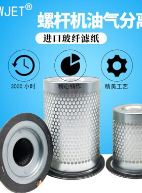 螺杆空压机油气分离器 DB2074 空压机油分芯 螺杆机油分 保养耗材