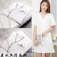 皮肤管理美容师服装 美容院纹绣师服女白大褂医生服短袖 中袖
