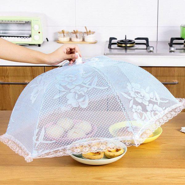 菜罩折叠防苍蝇盖菜罩饭菜罩子餐桌剩菜食物罩家用桌盖遮菜罩菜伞,居家布艺,酒瓶套,淘宝优惠券,粉丝福利购,淘宝优惠卷