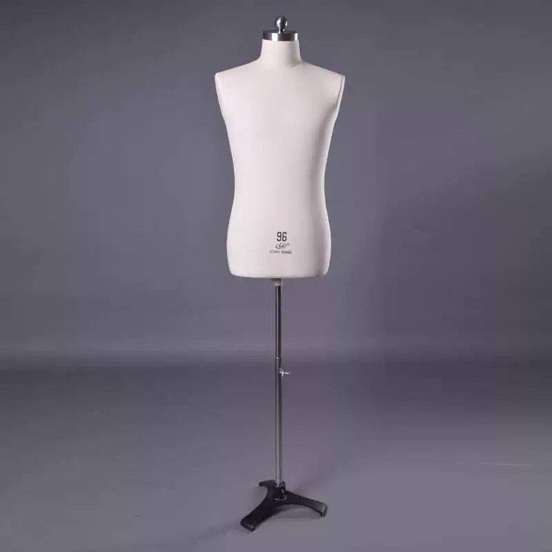 红邦人台立体裁男剪国标服装设计西服装半身打板可插针试衣模特架