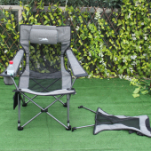 户外折叠椅坐躺两用沙滩椅午睡午休床靠背椅野营垂钓休闲椅陪护床