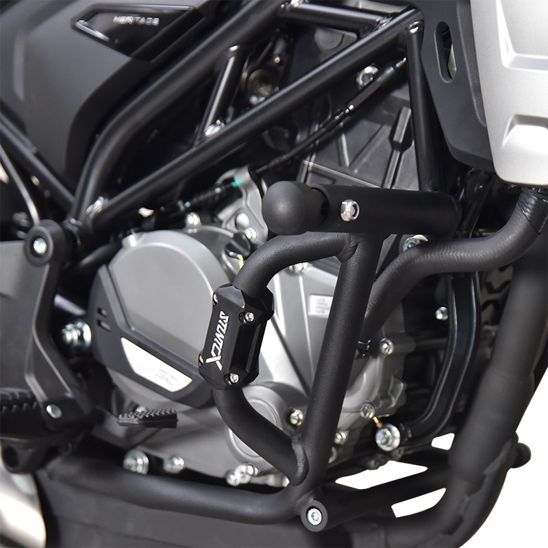 适用春风250CL-X护杠250CLX保险杠改装防摔杠Y护架防摔球