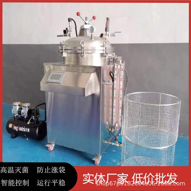 全自动立式小型杀菌锅宠物食品真空灭菌机肉制品熟食高温灭菌锅