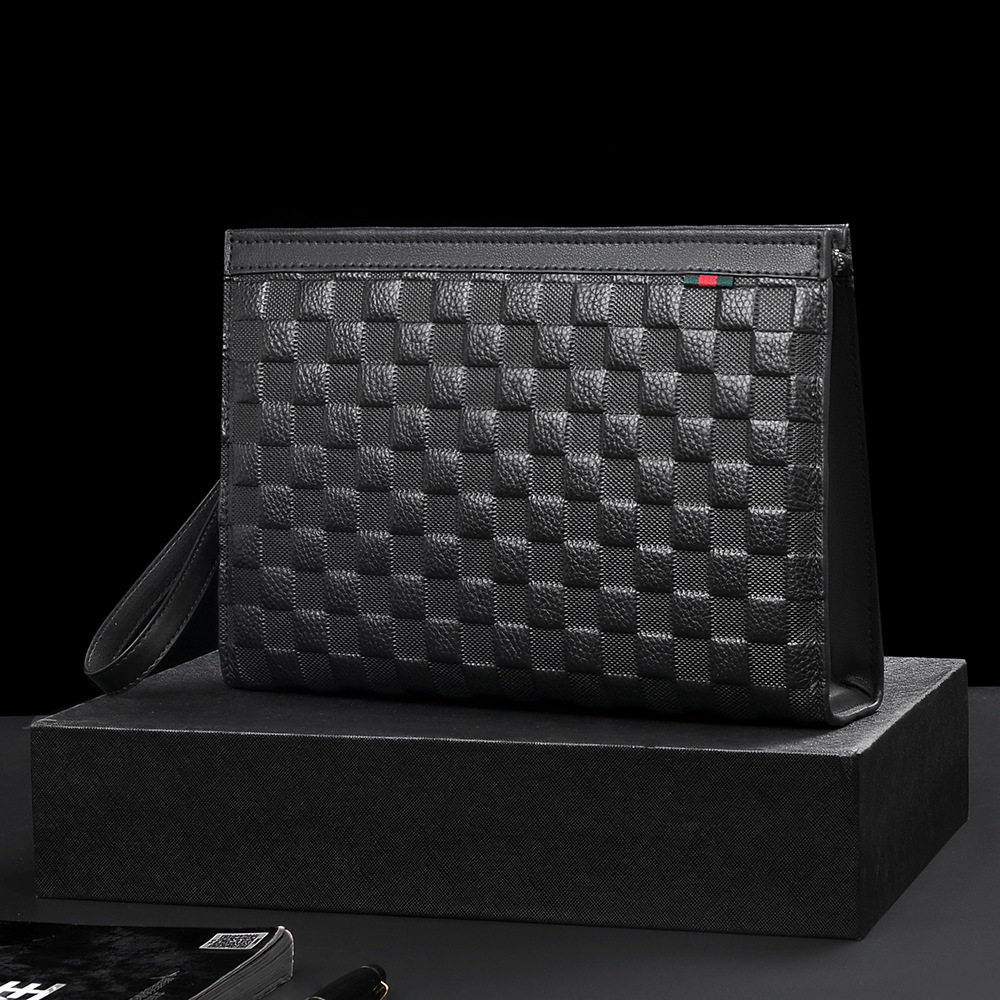 仅亏一天新款 真皮男包商务男式手包高端休闲手拿包男款大容量男