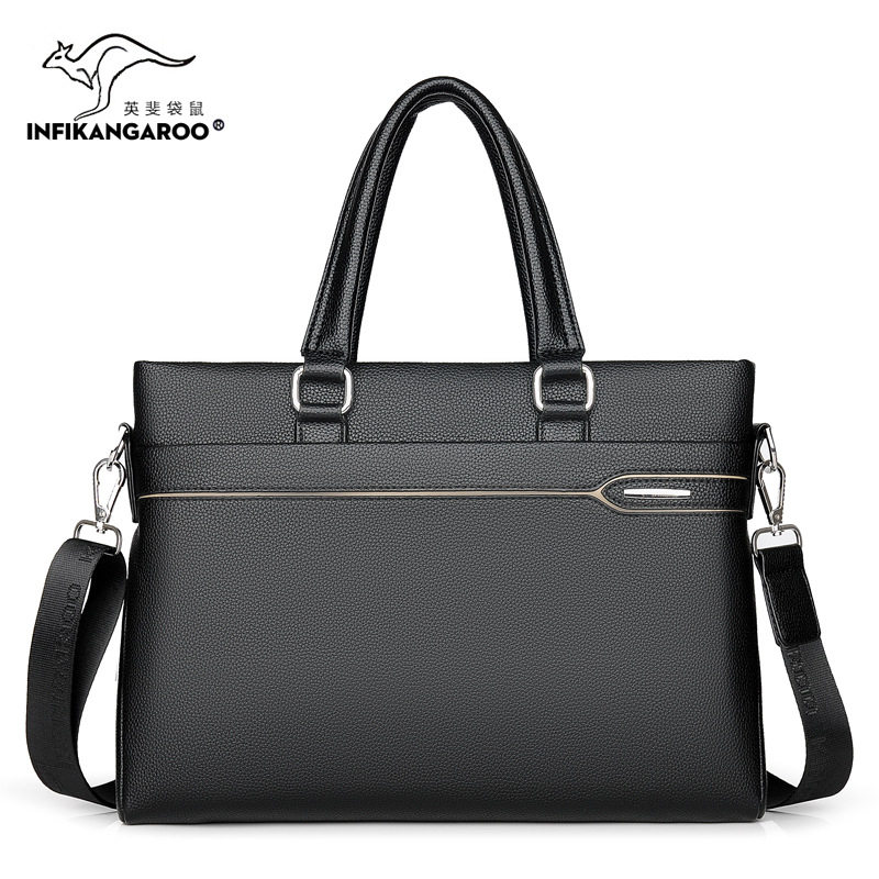 仅亏一天新款 正品男包手提包软皮大容量休闲牛皮商务单肩斜挎商