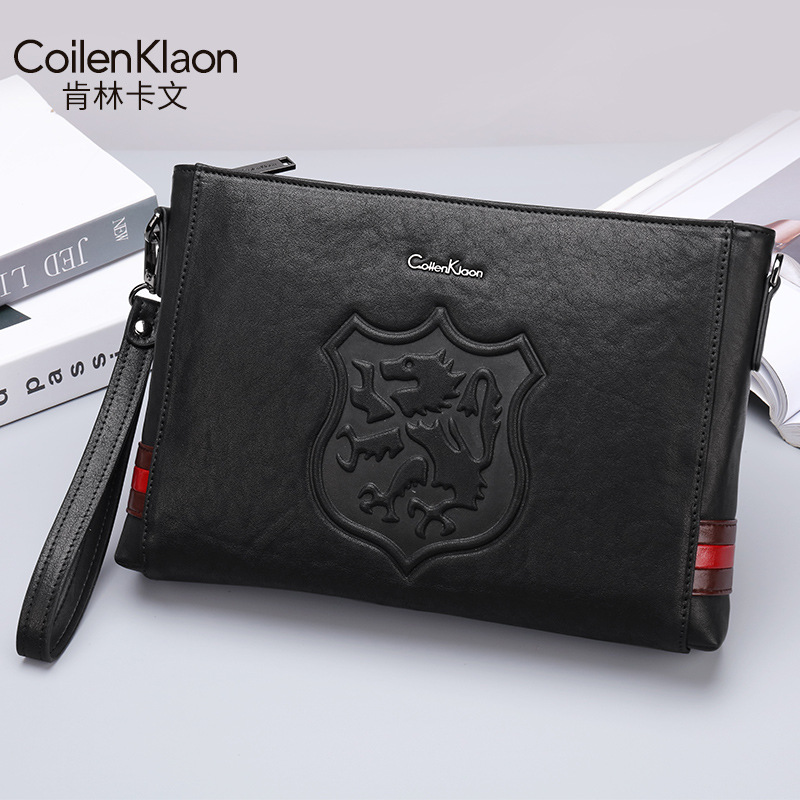 coilenklaon新款真皮男士手拿包