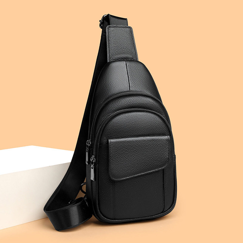 仅亏一天新款 胸包男真皮2025休闲男士牛皮运动款单肩斜挎包胸前,箱包皮具/热销女包/男包,通用款女包,淘宝优惠券,粉丝福利购,淘宝优惠卷