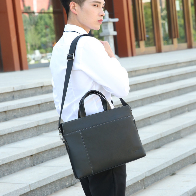 仅亏一天新款男士公文包横款文
