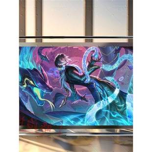 司马懿九山相柳王者荣耀皮肤海报山海经游戏周边水晶玻璃相框礼物