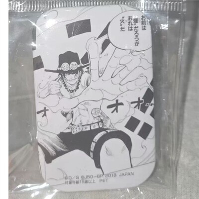 海贼王50周年黑白原画方吧唧艾斯索隆罗徽章谷子礼物
