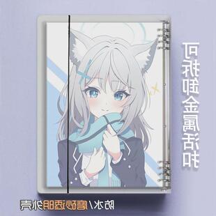 碧蓝档案高颜值砂狼白子a5a6b5网格本英语本横线本空白本封面