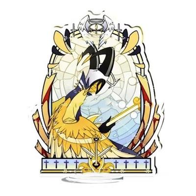地狱客栈周边彩窗亚当夏莉路西法阿拉斯托亚克力桌面摆件立牌