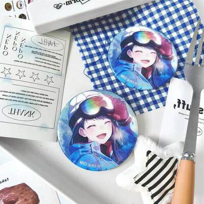 世界计划pjsk白石杏滑雪细闪吧唧徽章自制高颜值二次元谷子送礼物