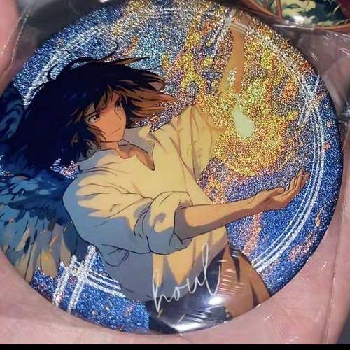 哈尔的移动城堡同款银河感小红书高颜值徽章吧唧