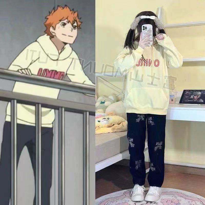 富士山排球少年日向翔阳卫衣周边稻荷崎高中排球部cosplay衣服