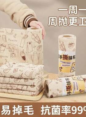 抗菌抑菌手撕干湿两用厨房抹布
