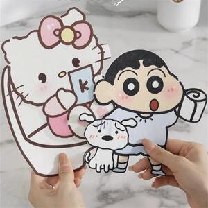 留香卫生间卡通动漫装饰防水消臭