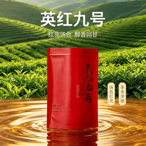 正宗英德核心产区红茶英红九号茶叶自己喝浓香型口粮新茶耐泡250g