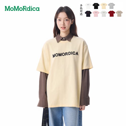 MoMoRdica夏季新圆领短袖T恤