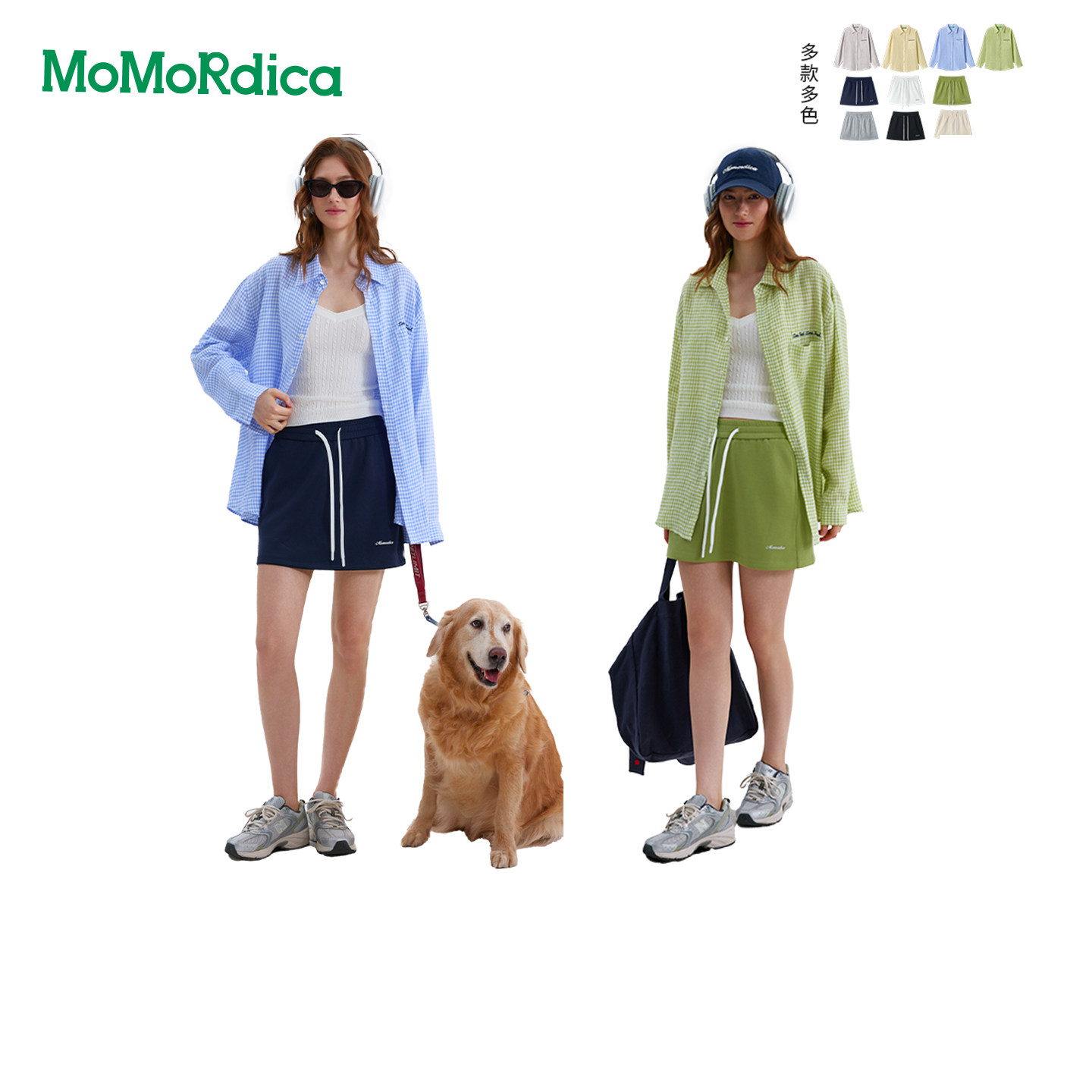 MoMoRdica 亚麻衬衫/短裙