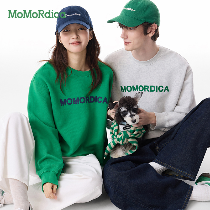 MoMoRdica2025男女同款卫衣棉磨破设计