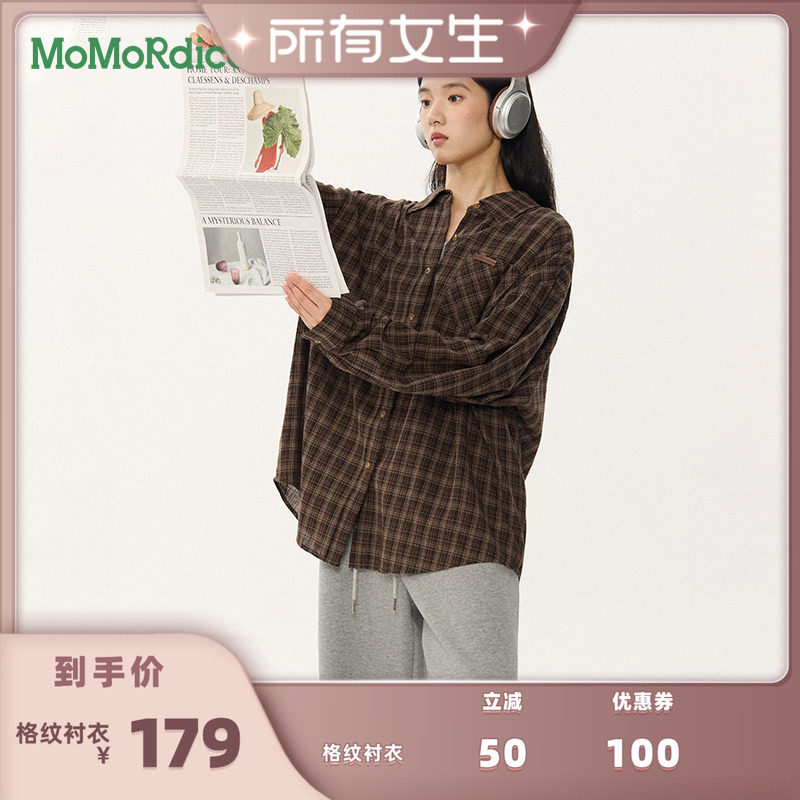 【所有女生直播间】Momordica 格纹衬衣