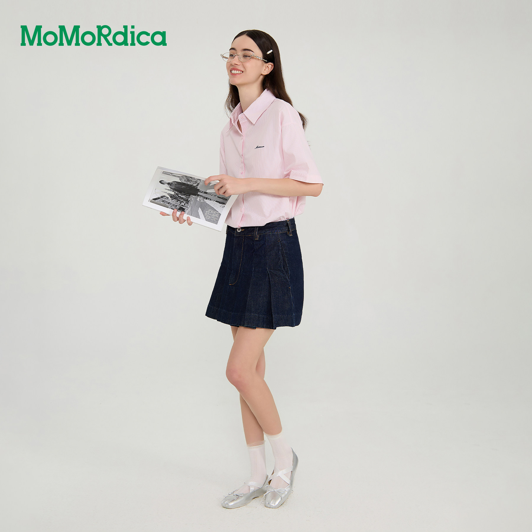 Momordica长袖衬衣/短袖衬衣/短裙