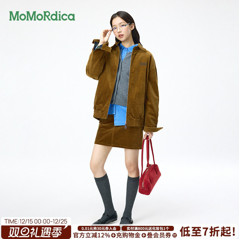 Momordica2025秋冬新款灯芯绒外套/灯芯绒短裙百搭时尚