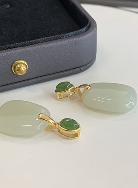 珠宝正品天然和田玉无事牌光棍节礼物脱离单身礼物山料无事牌