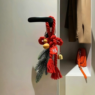 新年门挂装饰门把手2026万字结挂件新年装饰品氛围布置喜庆挂饰
