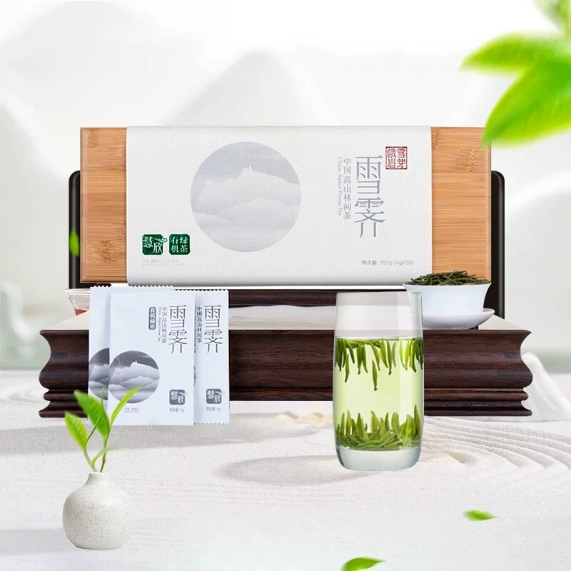 峨眉雪芽雪霁慧欣152g简装2025春茶单芽自饮栗香绿茶雀舌自饮茶