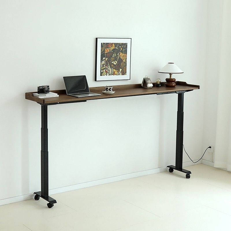 跨床桌可移动可升降实木
