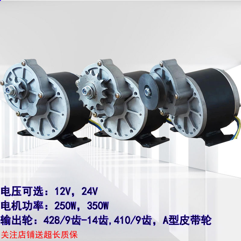 12V2450W3减速有刷电机MY