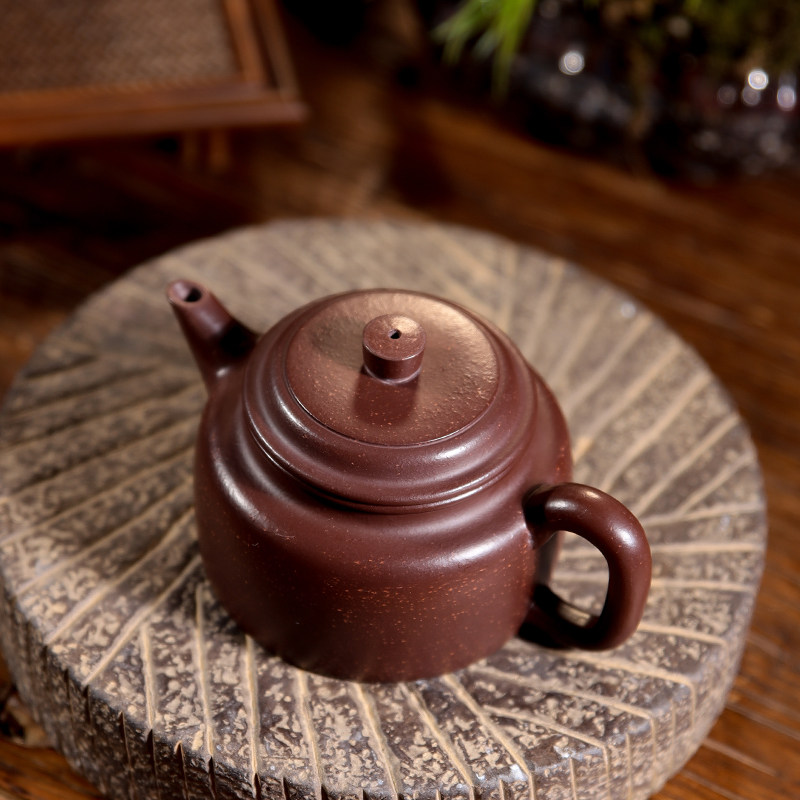宜兴紫砂壶名家纯手工功夫茶具老紫朱泥捡漏正宗家用收藏茶壶德钟
