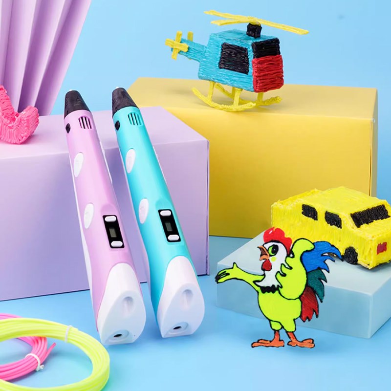 3d打印笔低温款立体绘画涂鸦笔三D比神笔绘画笔专业级小学生3d塑