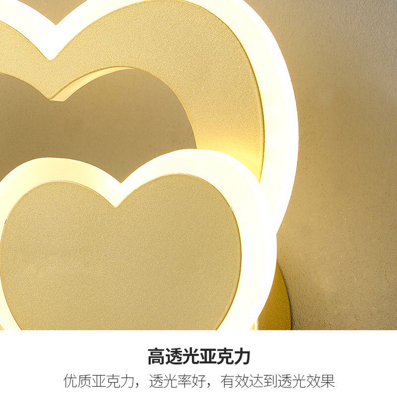 壁灯卧室床头灯新款网红楼梯阳台过道极简创意客厅电视背景墙壁灯