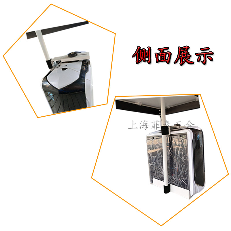 金属悬挂式主机托电脑主机架吊架机箱托壁挂架台式主机托简约底座