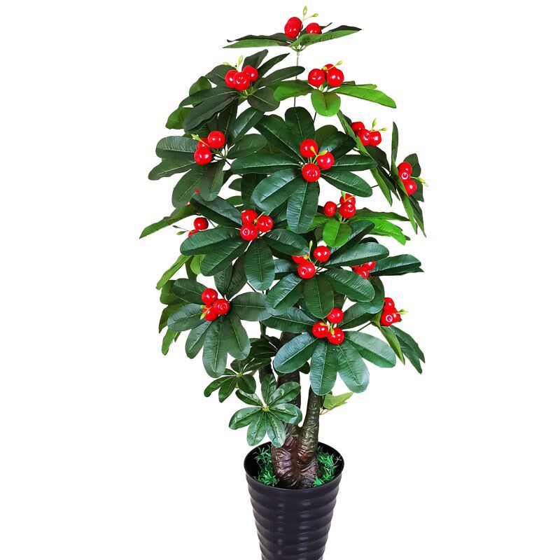 假树仿真树大型绿色植物落地室内装饰花园艺假花盆栽招财金桔花艺