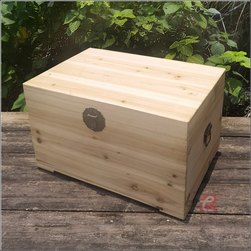 实木复古装饰收纳木箱子长方形翻盖密封大号收纳箱茶几陈列可坐人