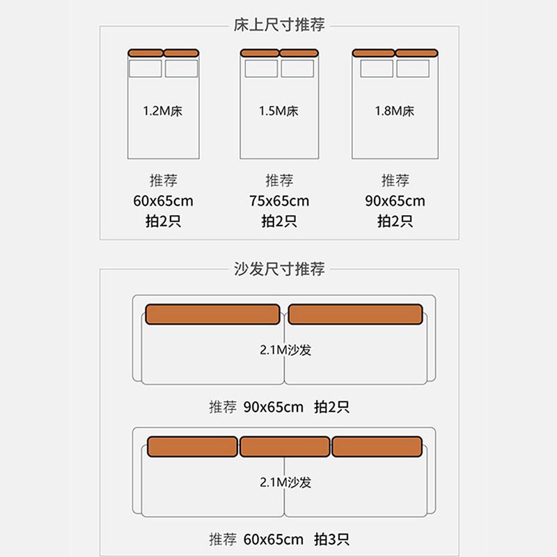 床头靠垫软包靠背榻榻米沙发靠背垫卧室床上靠背枕皮质舒适靠枕
