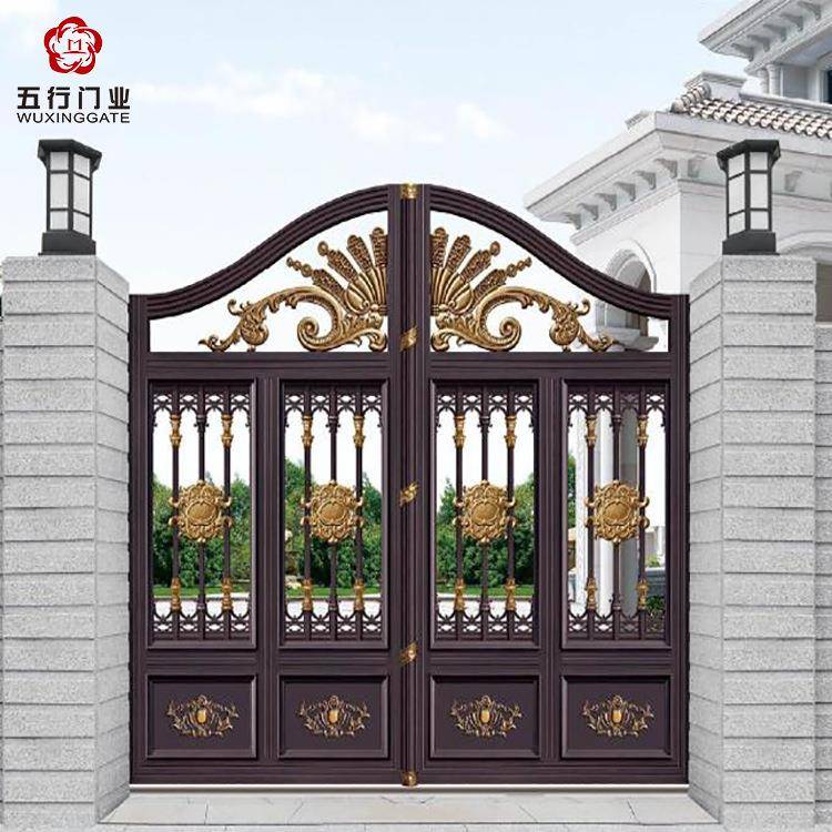【折扣价】中式别墅大门铝合金庭院门电动自动围墙花园门防盗欧式