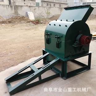 打豆饼机械50型瓦楞型豆饼粉碎机柴油机带花生饼粉碎机