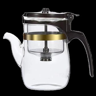 精至家用全玻璃内胆飘逸杯泡茶壶大容量茶水分离过滤茶具套装