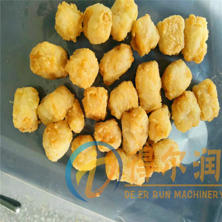 山东得尔润机械 鱿米花 鸡米花滚筒裹糠机 上浆裹粉设备 特价