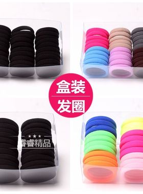 极速lady black hair bands rope acceFssories hair ring head r