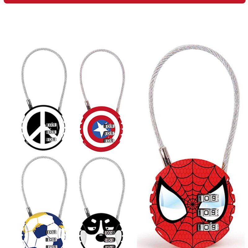 极速密码锁挂锁行李箱包锁小柜子锁钢G丝锁健身房防盗锁学生迷你